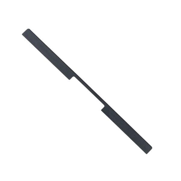 792-1674 Jaladera de aluminio acabado negro 600mm