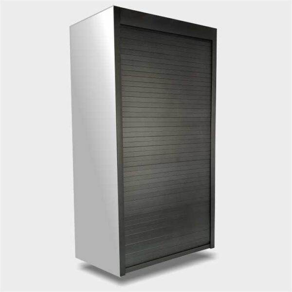 782-0202 Sistema de Cortina Enrollable Negra Aluminio 600mm x H1200