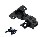 792-8861 BISAGRA FACE FRAME CIERRE SUAVE NEGRA CON TORNILLOS