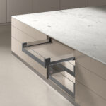 158-0133 Cajón Interior Apex Altura 90mm Acabado Gris
